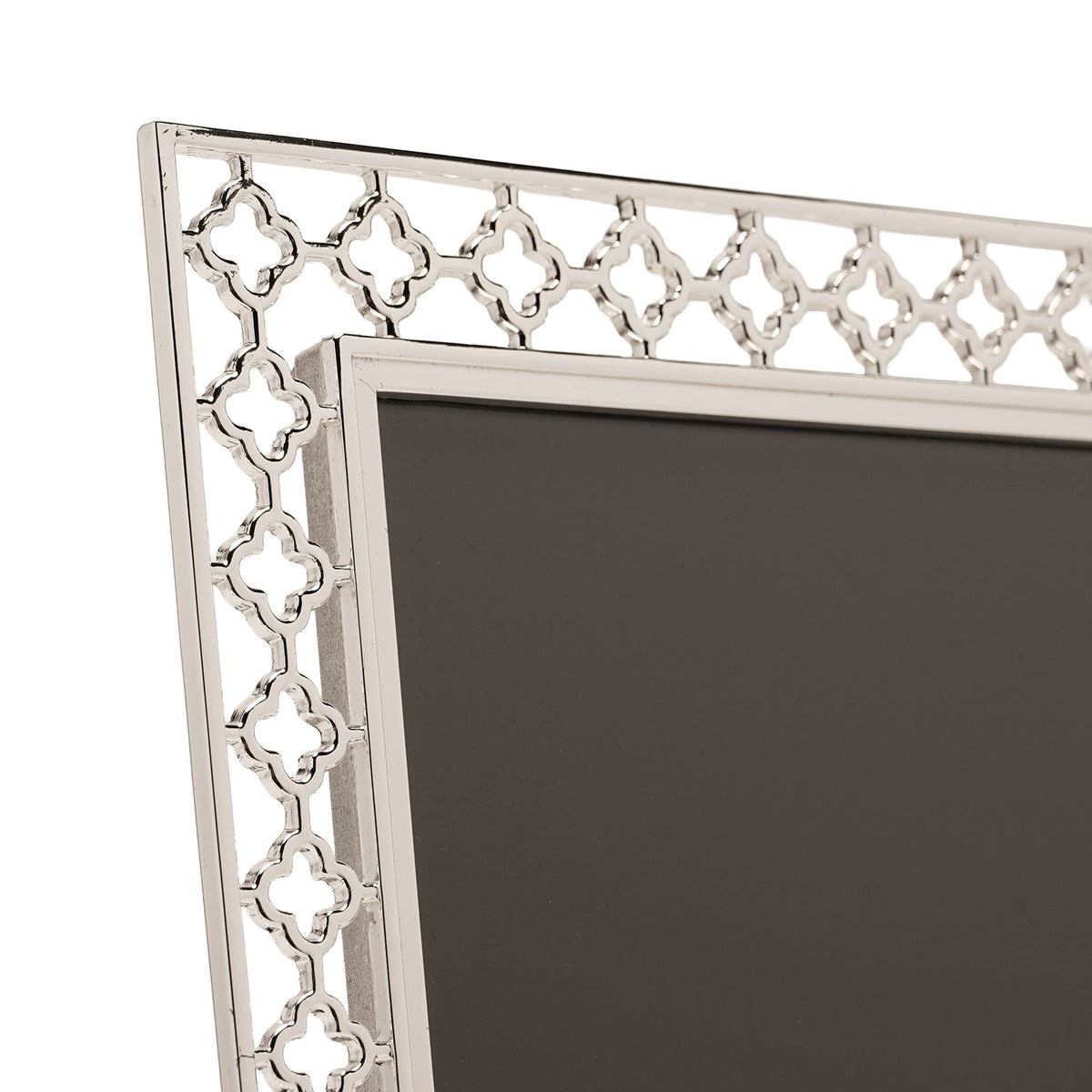 Impressions Lattice Cut Metal Plated Silver Photo Frame 5" x 7" - image 4