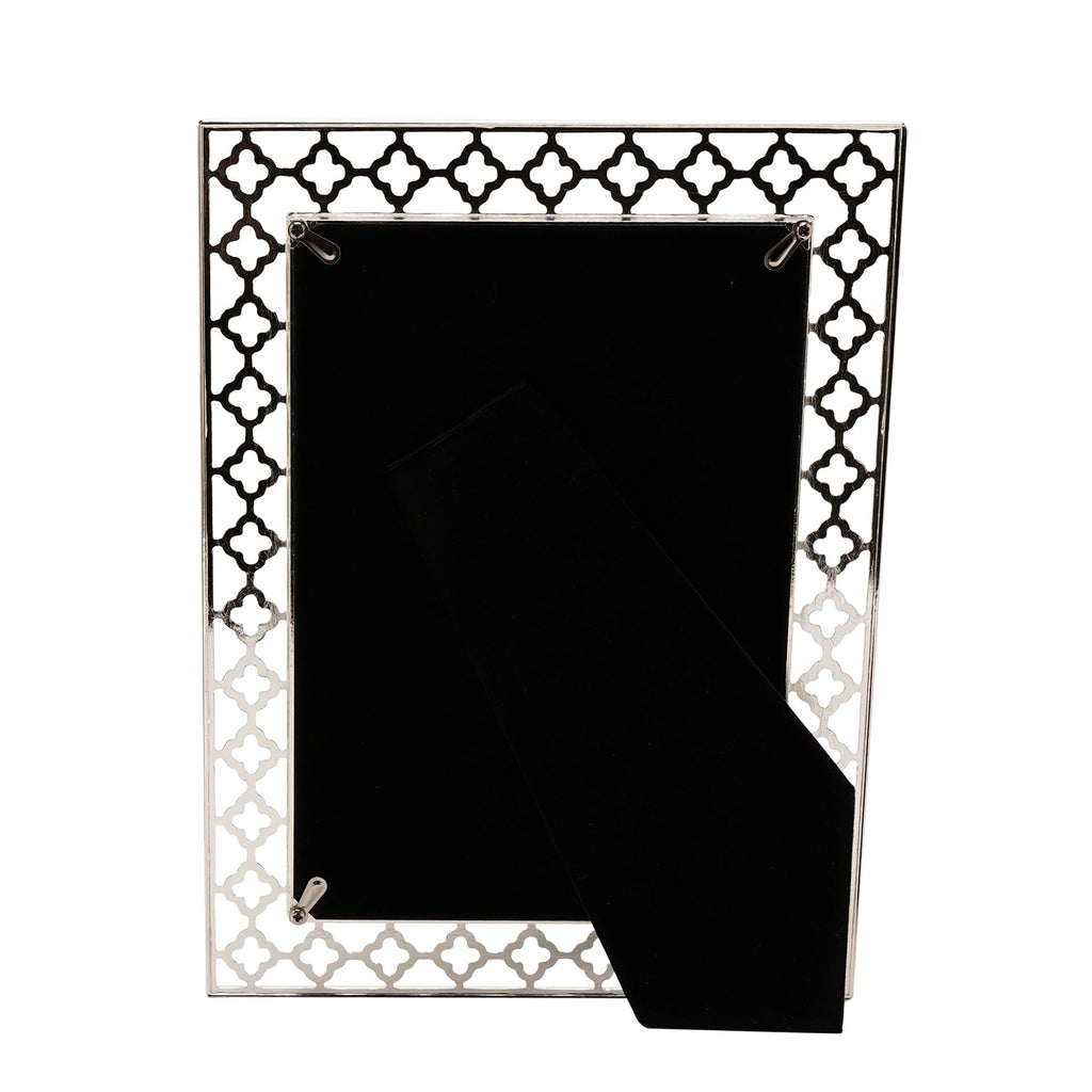 Impressions Lattice Cut Metal Plated Silver Photo Frame 8" x 10" - image 5