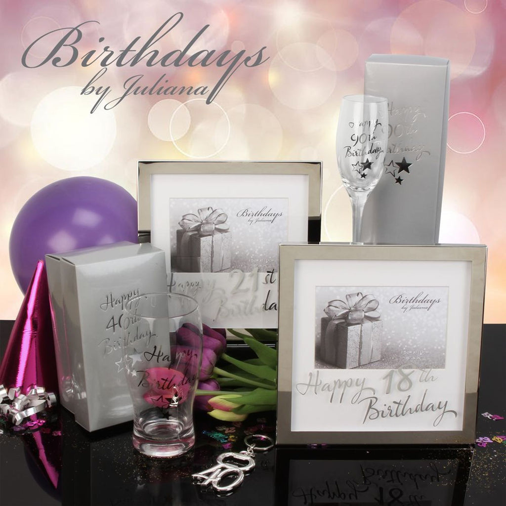 Milestones Box Frame 6 x 4 Mirror Print - 30th