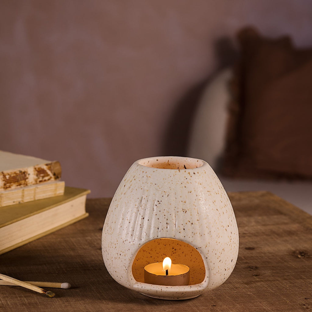 Hestia Ceramic Round Tealight Holder