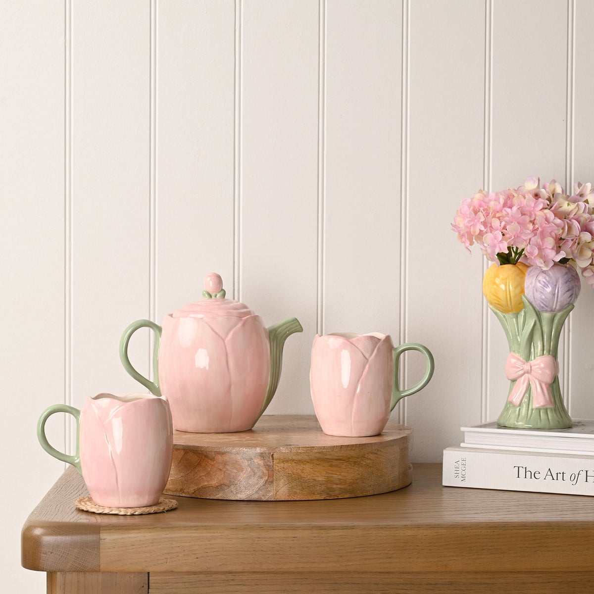 Hestia Set of 2 Tulip Mugs in Blush - image 5