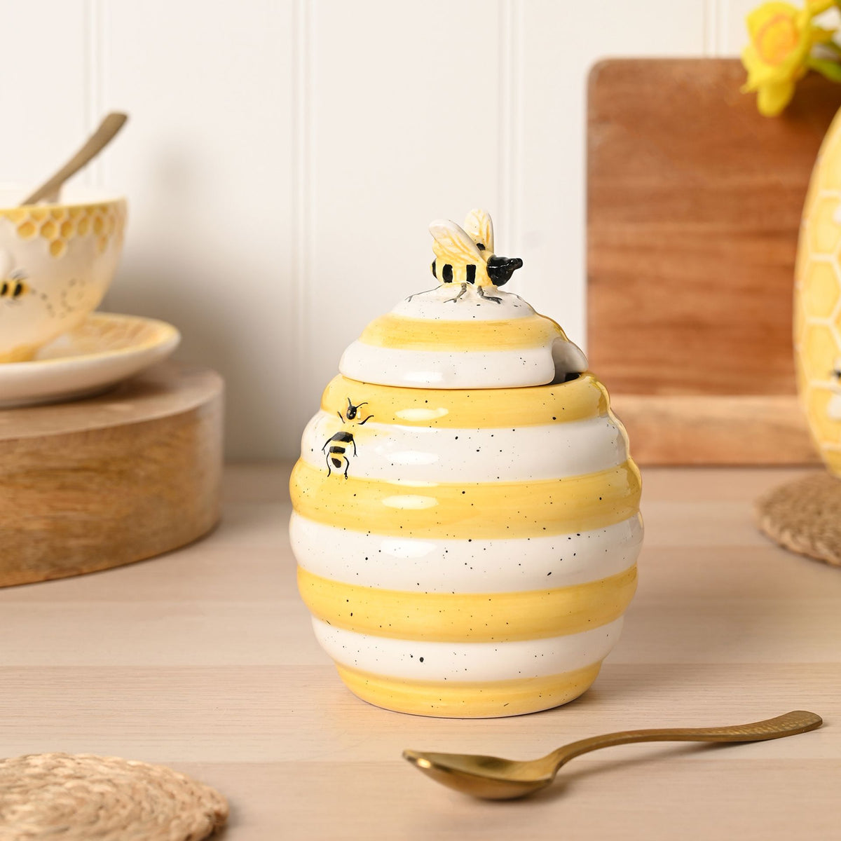 Hestia Bee Hive Honey Pot
