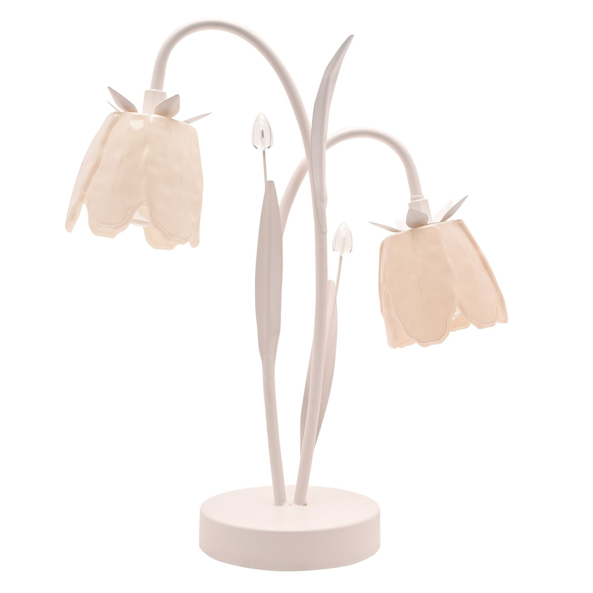 Hestia Floral 2 Stem LED Table Lamp - Cream - image 2