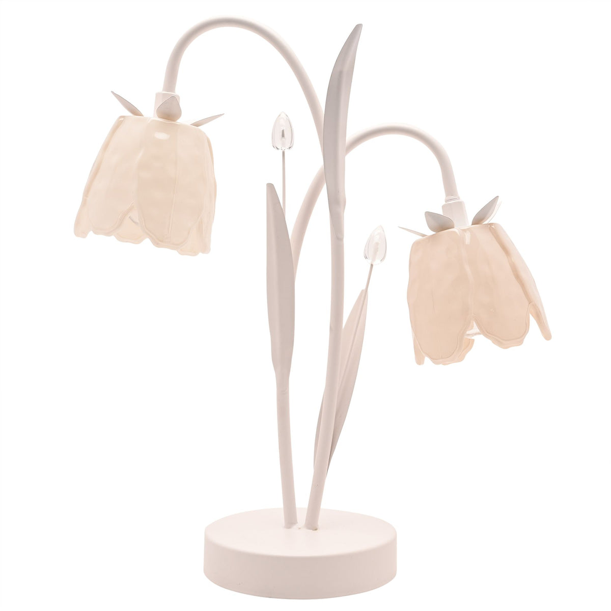 Hestia Floral 2 Stem LED Table Lamp - Cream - image 3