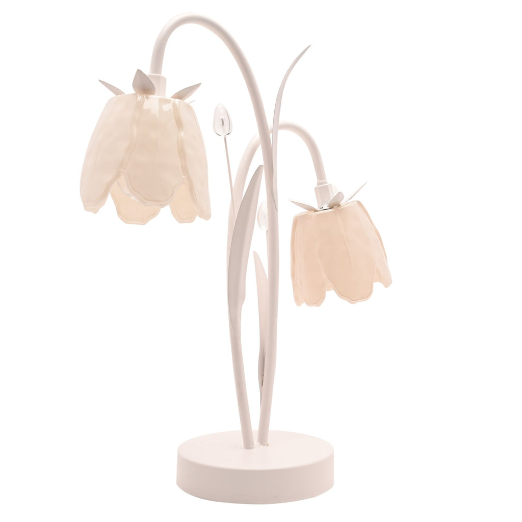 Hestia Floral 2 Stem LED Table Lamp - Cream - image 4