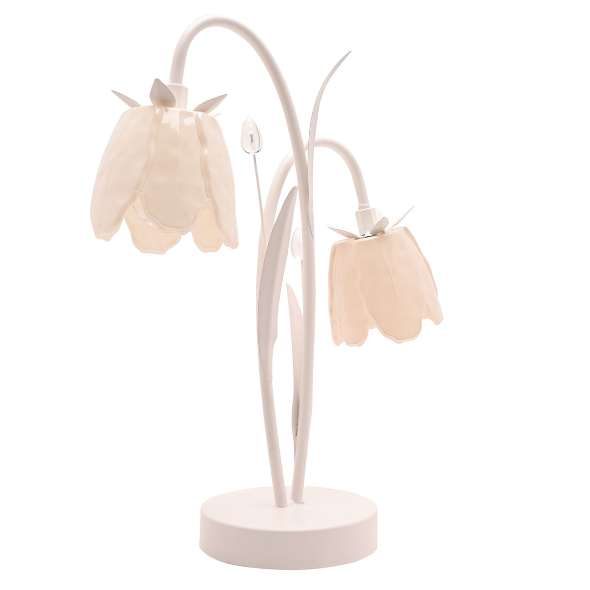 Hestia Floral 2 Stem LED Table Lamp - Cream - image 4