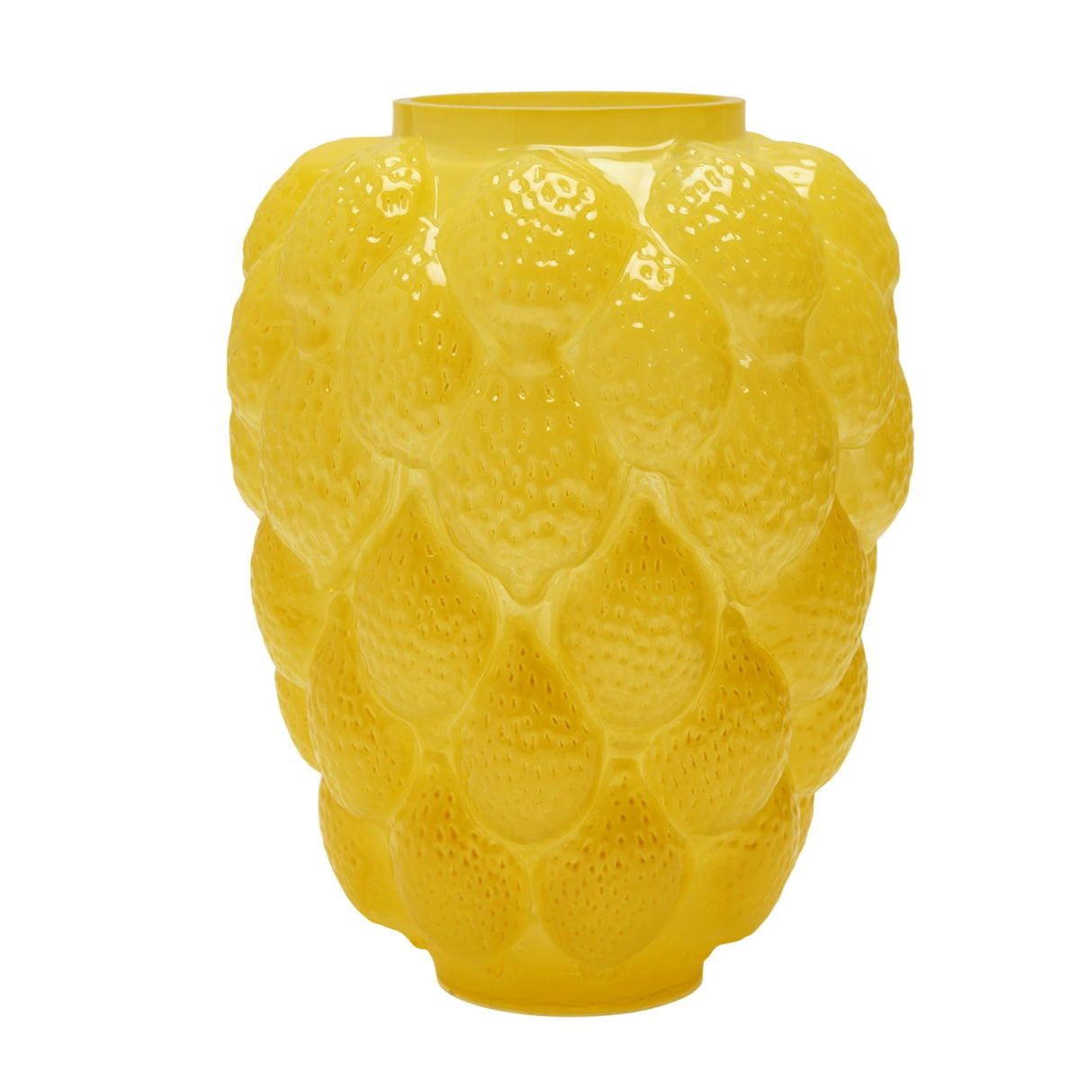 Hestia Lemon Bunched Shaped Glass Bud Vase - image 2