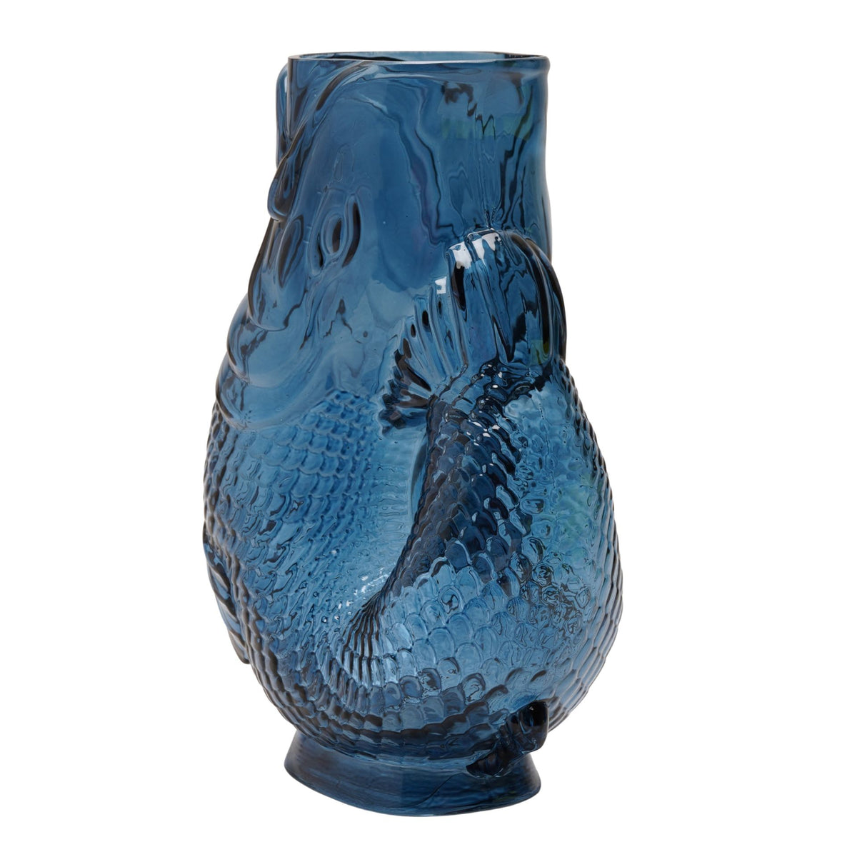 Hestia Blue Fish Shaped Glass Vase - image 5