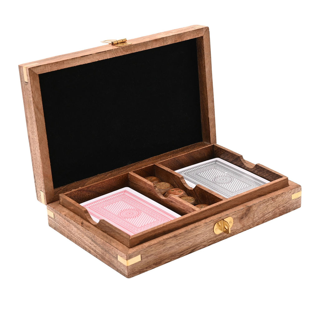Harvey Makin Wooden Games Set  - Cards with Dice