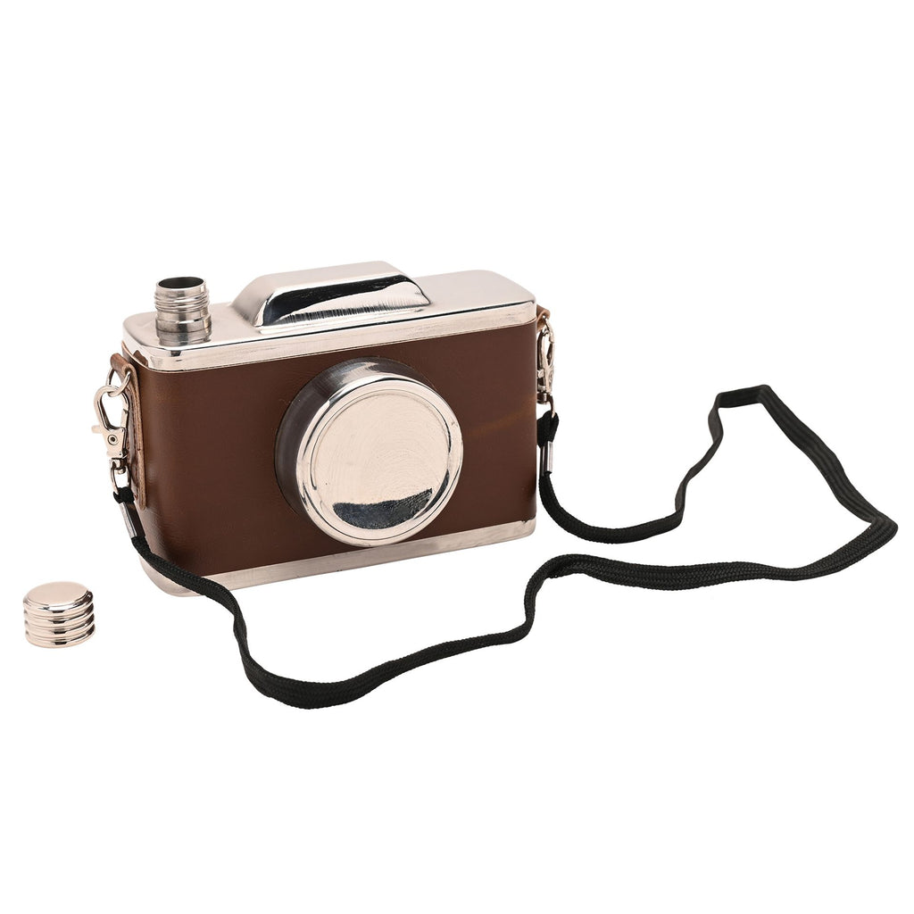 Harvey Makin Classic Hip Flask 11oz - Camera