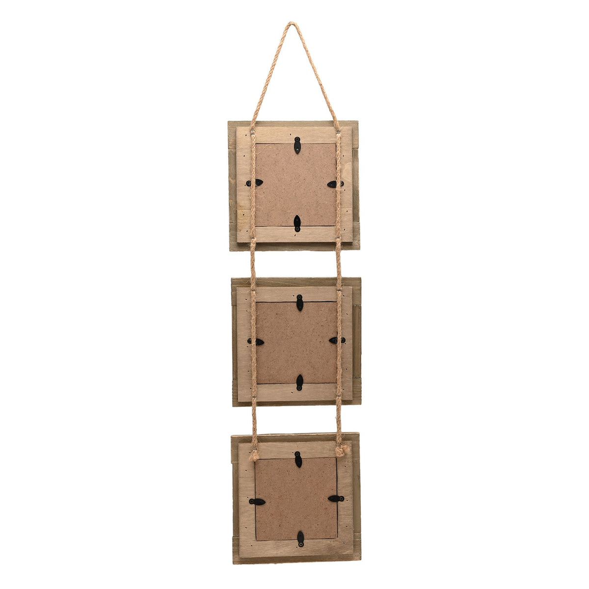 Love Life By The Sea Driftwood Triple Hanging Frame with Sea Glass - image 5