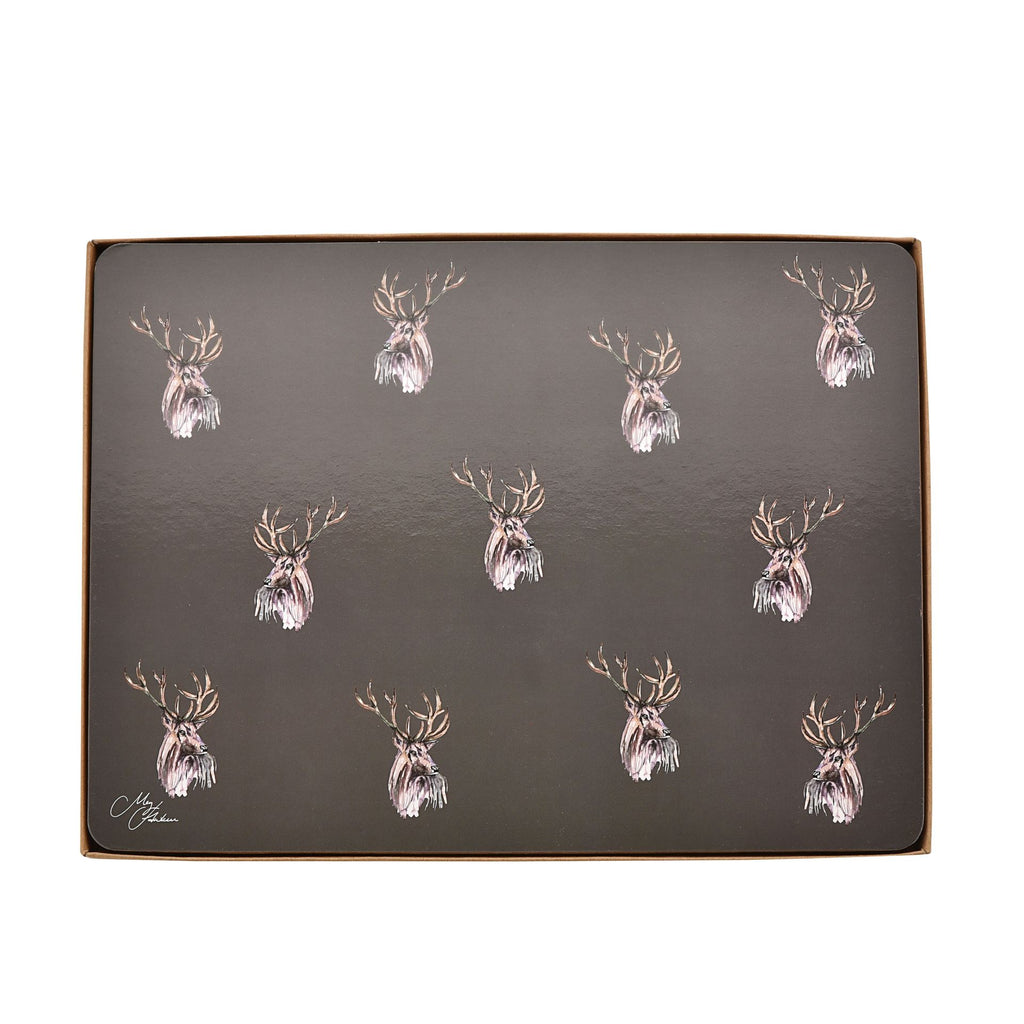 Meg Hawkins Set of 4 Placemats Stag