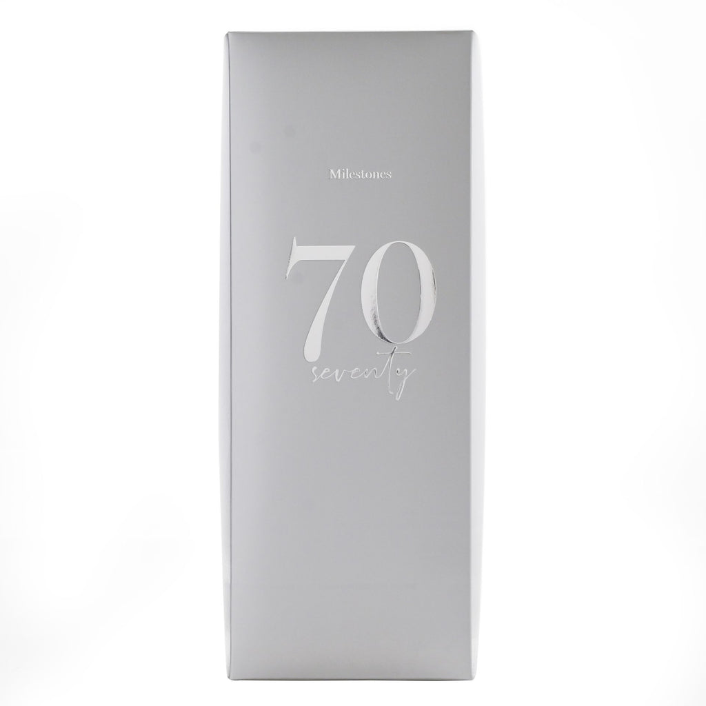 Milestones Champagne Flute 70th Birthday