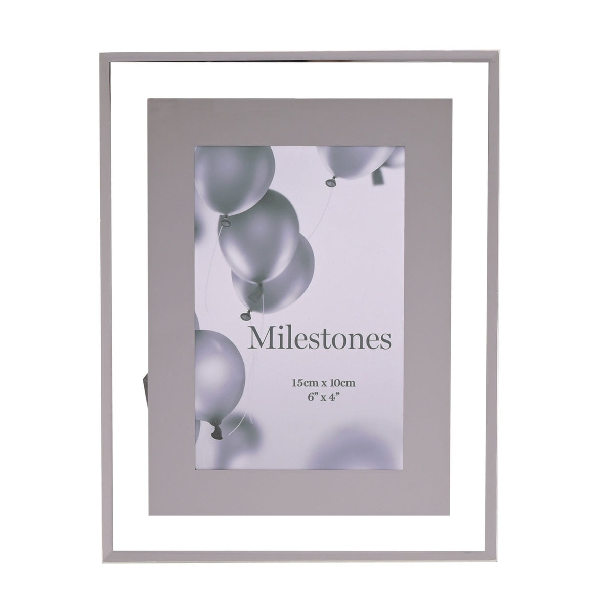 Milestones Mirror Border Frame 4" x 6" - Plain