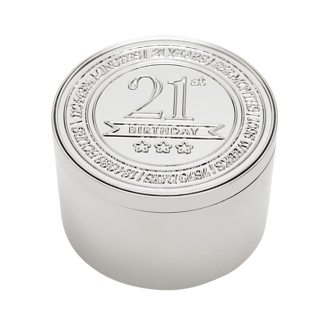 Milestones Round Trinket Box - 21