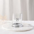 Milestones 3D Number Whisky Glass - 18
