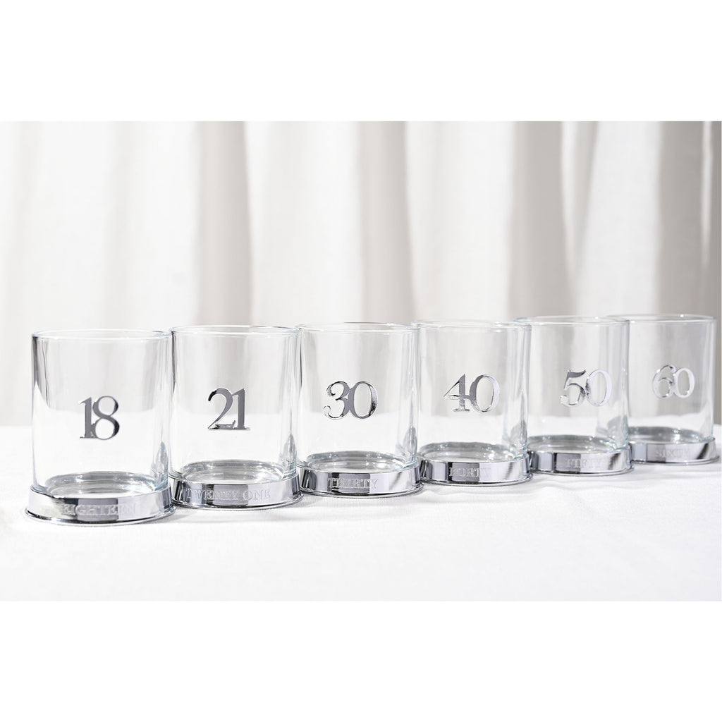 MilestoneS 3D Number Whisky Glass - 30