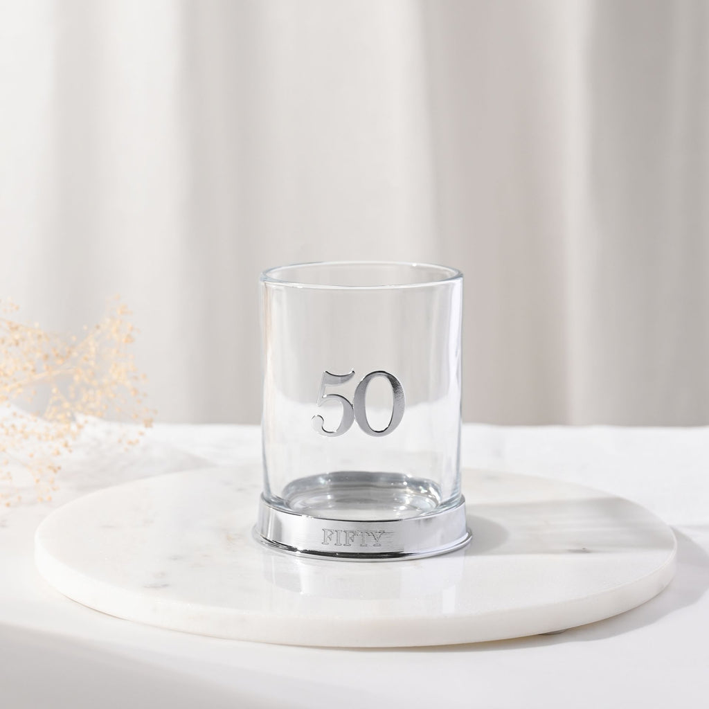 MilestoneS 3D Number Whisky Glass - 50
