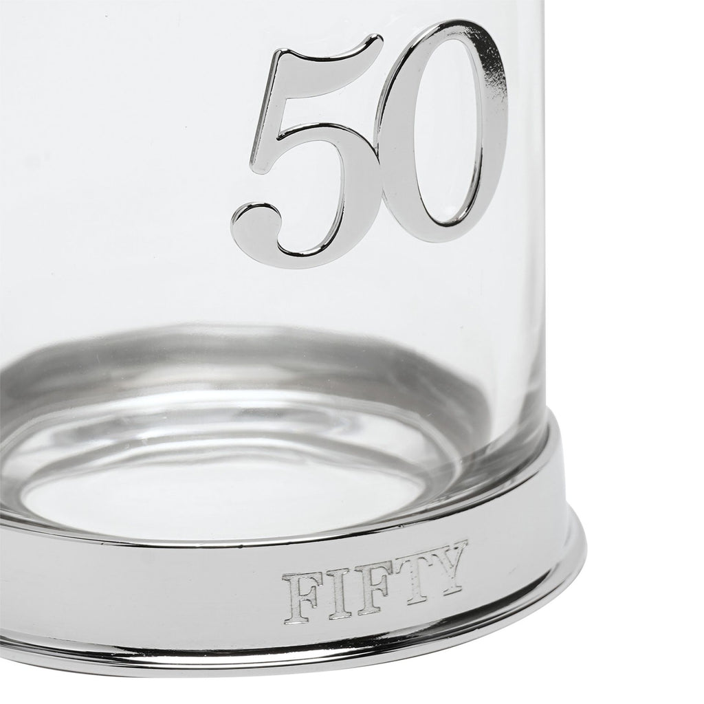 MilestoneS 3D Number Whisky Glass - 50