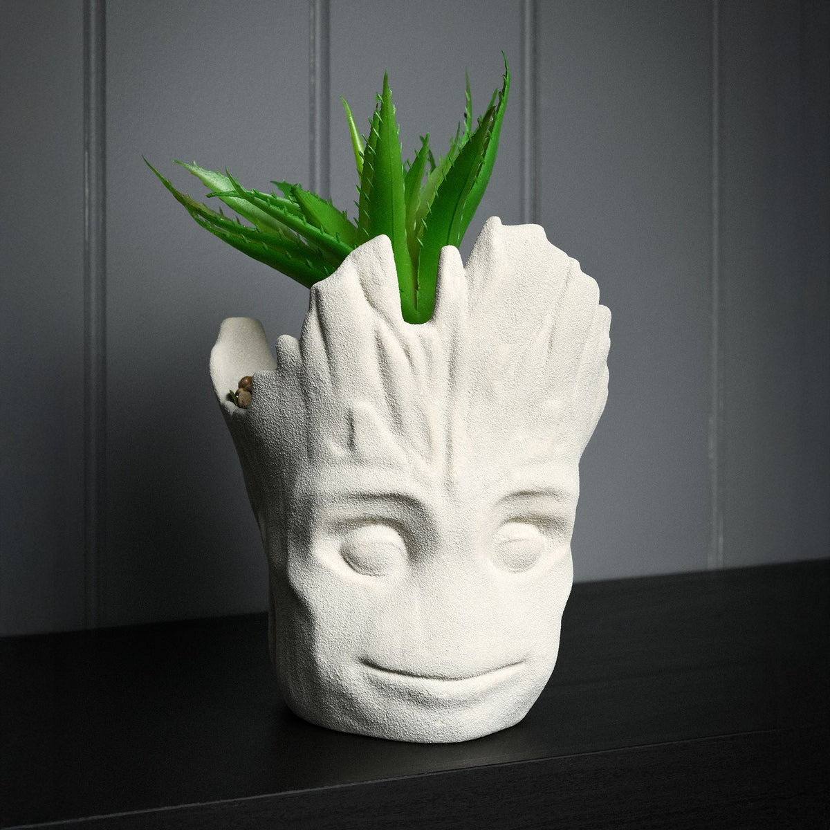 Marvel Groot Planter With Faux Plant – product view 1