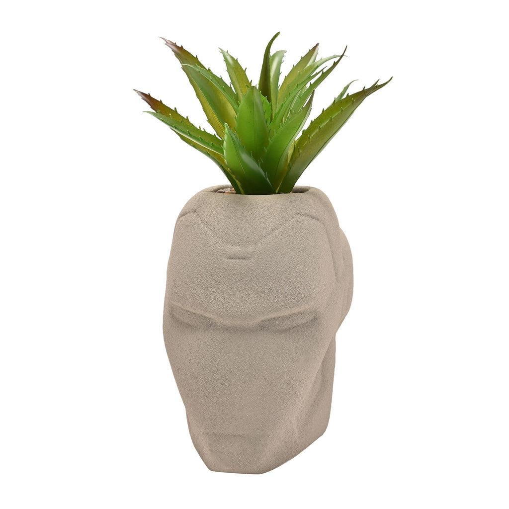 Marvel Iron Man Planter With Faux Plant – product view 2