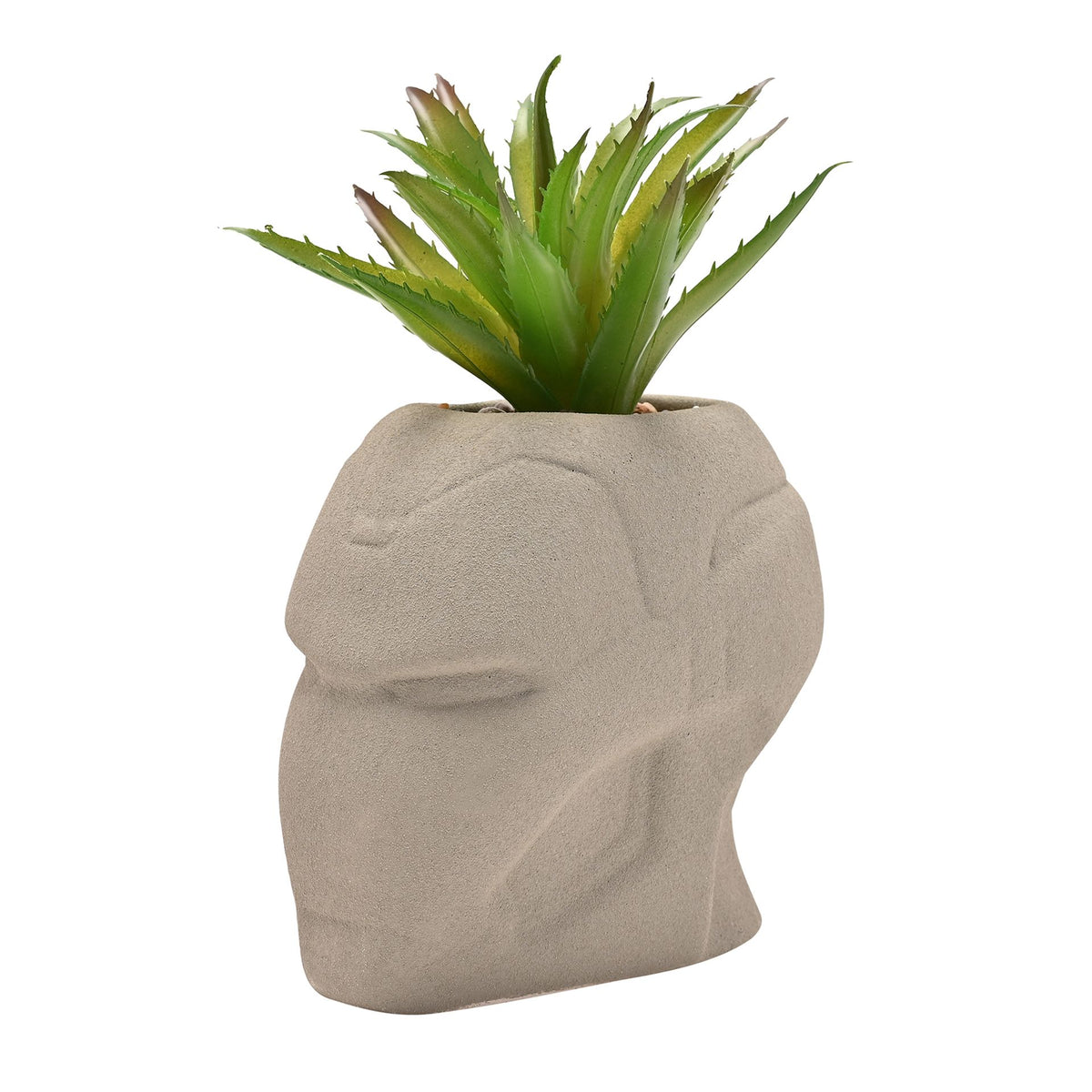 Marvel Iron Man Planter With Faux Plant – product view 3