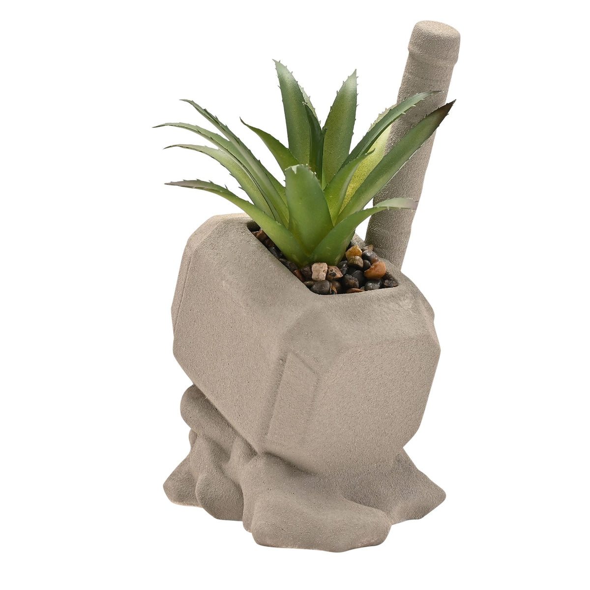 Marvel Thor Hammer Planter With Faux Plant – product view 3