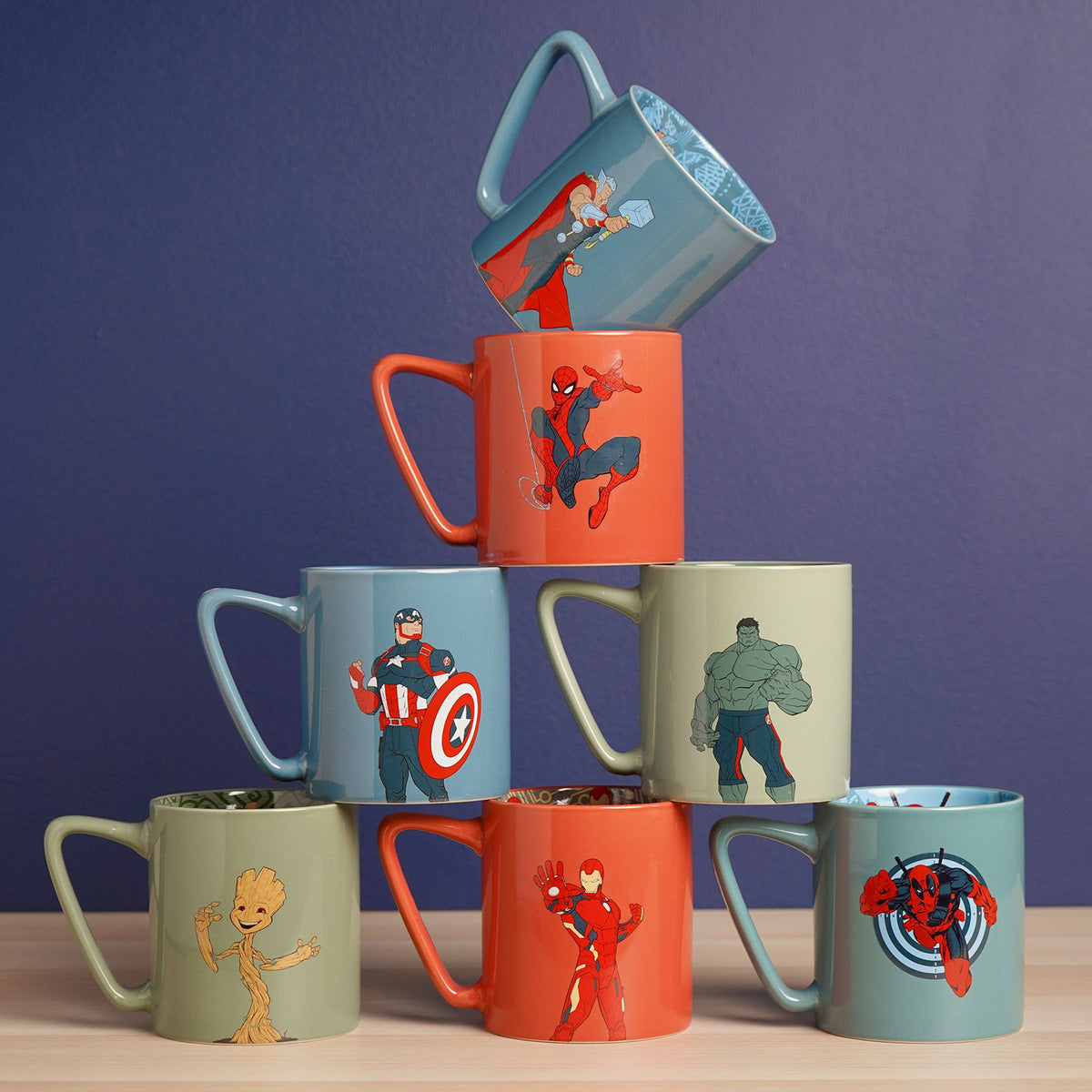 Marvel The Avengers Mug with Inside Decal - Deadpool