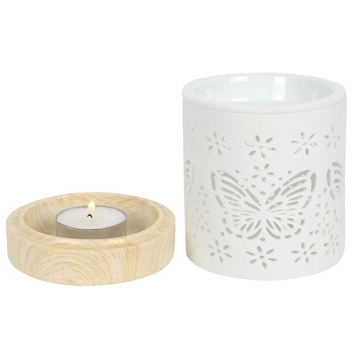 Matte Ceramic Butterfly Oil Burner - product image 3