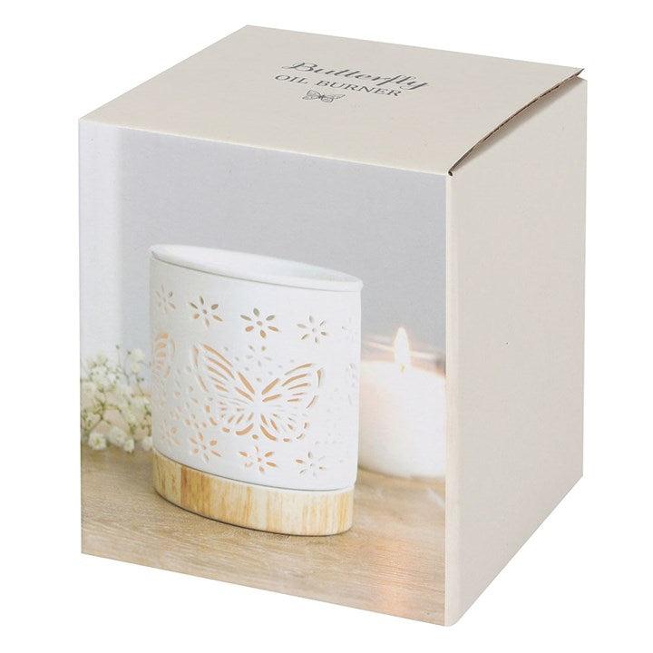 Matte Ceramic Butterfly Oil Burner - product image 4