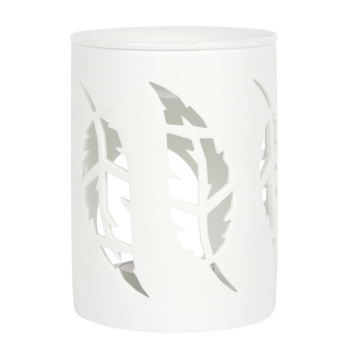 White Feather Cut Out Oil Burner - product image 2