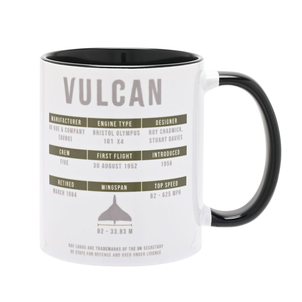 RAF Printed Mug - Vulcan