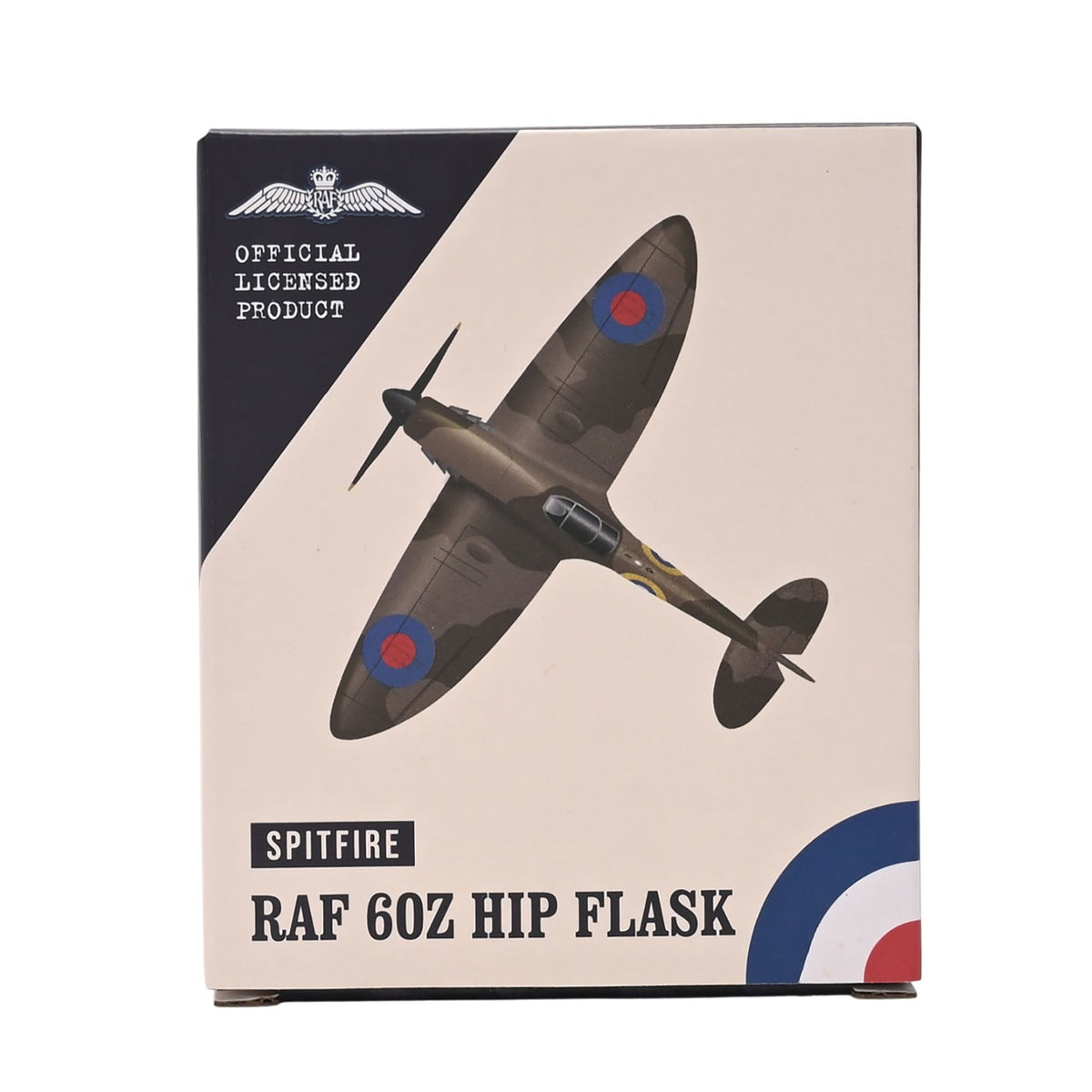 RAF 6oz Hip Flask - Spitfire