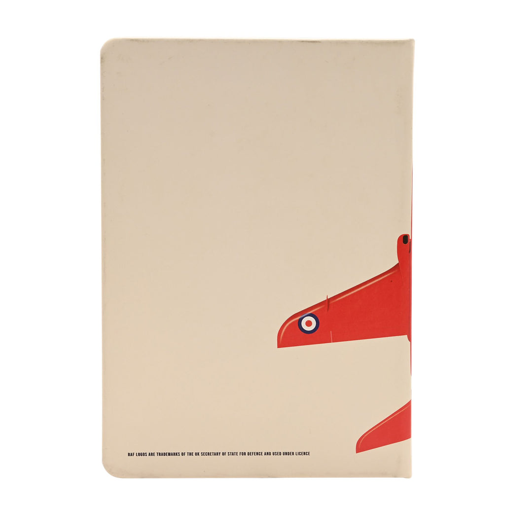 RAF A5 Lined Hardback Notebook - Red Arrows