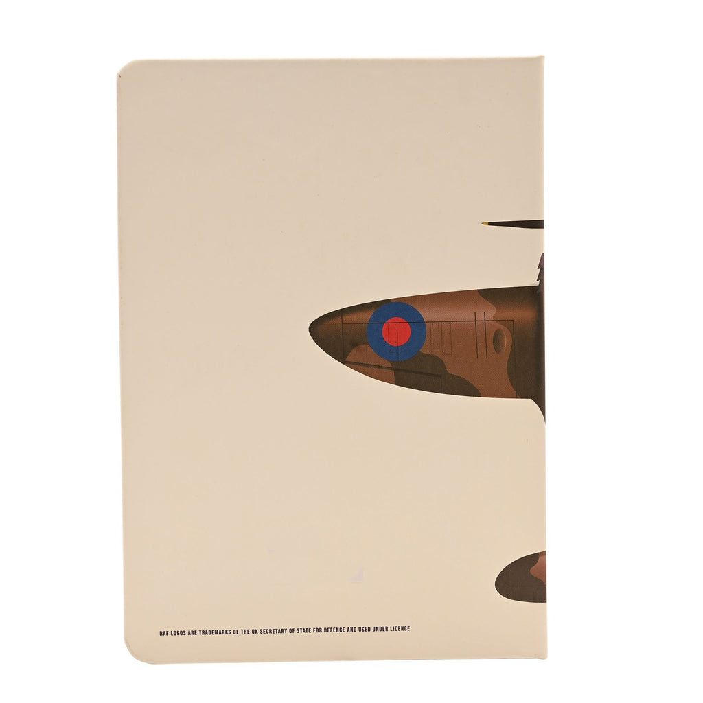 RAF A5 Lined Hardback Notebook - Spitfire