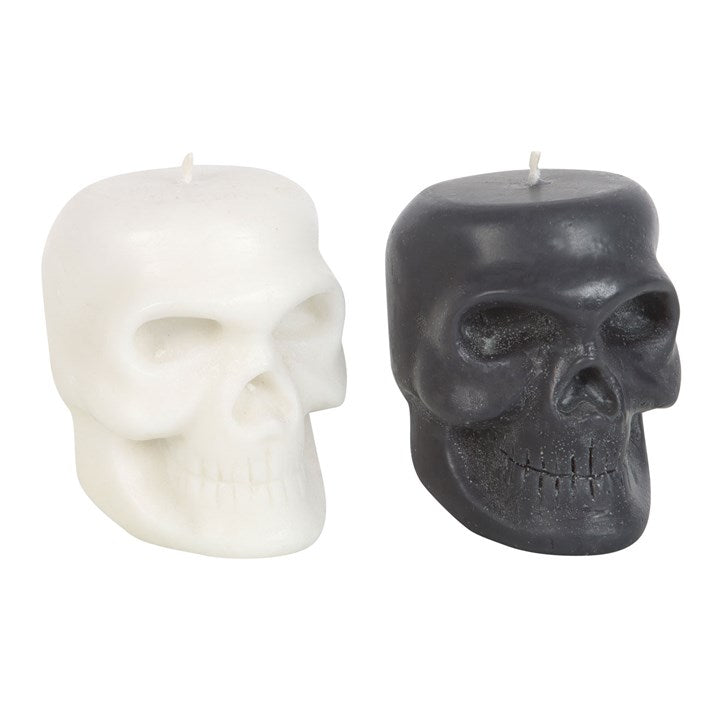 Set of 12 Opium & White Sage Skull Candles in Display - product image 4
