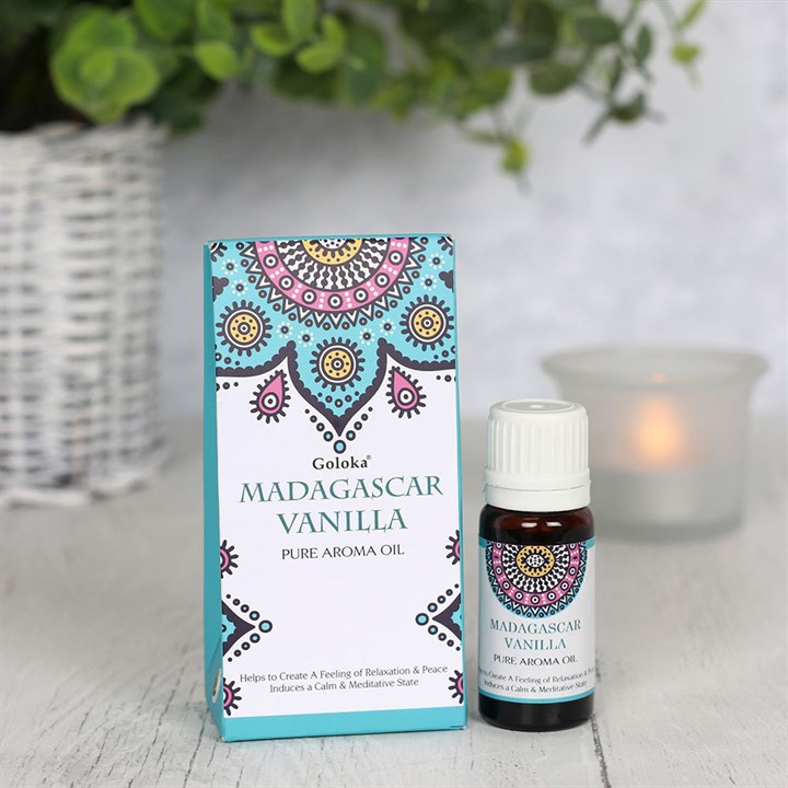 Set of 12 Goloka Madagascar Vanilla Fragrance Oils - product image 2
