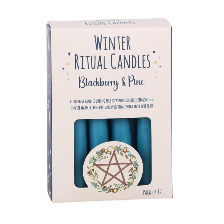 Blackberry & Pine Winter Ritual Spell Candles - product image 2