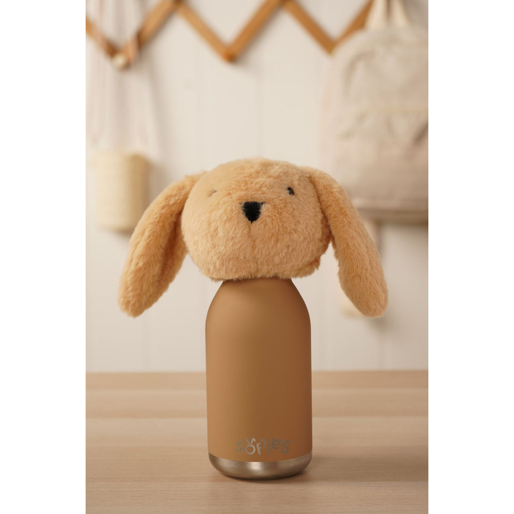 Oatey The Plush Bunny Light Brown Stainless Steel Water Bottle 23cm / 450ml