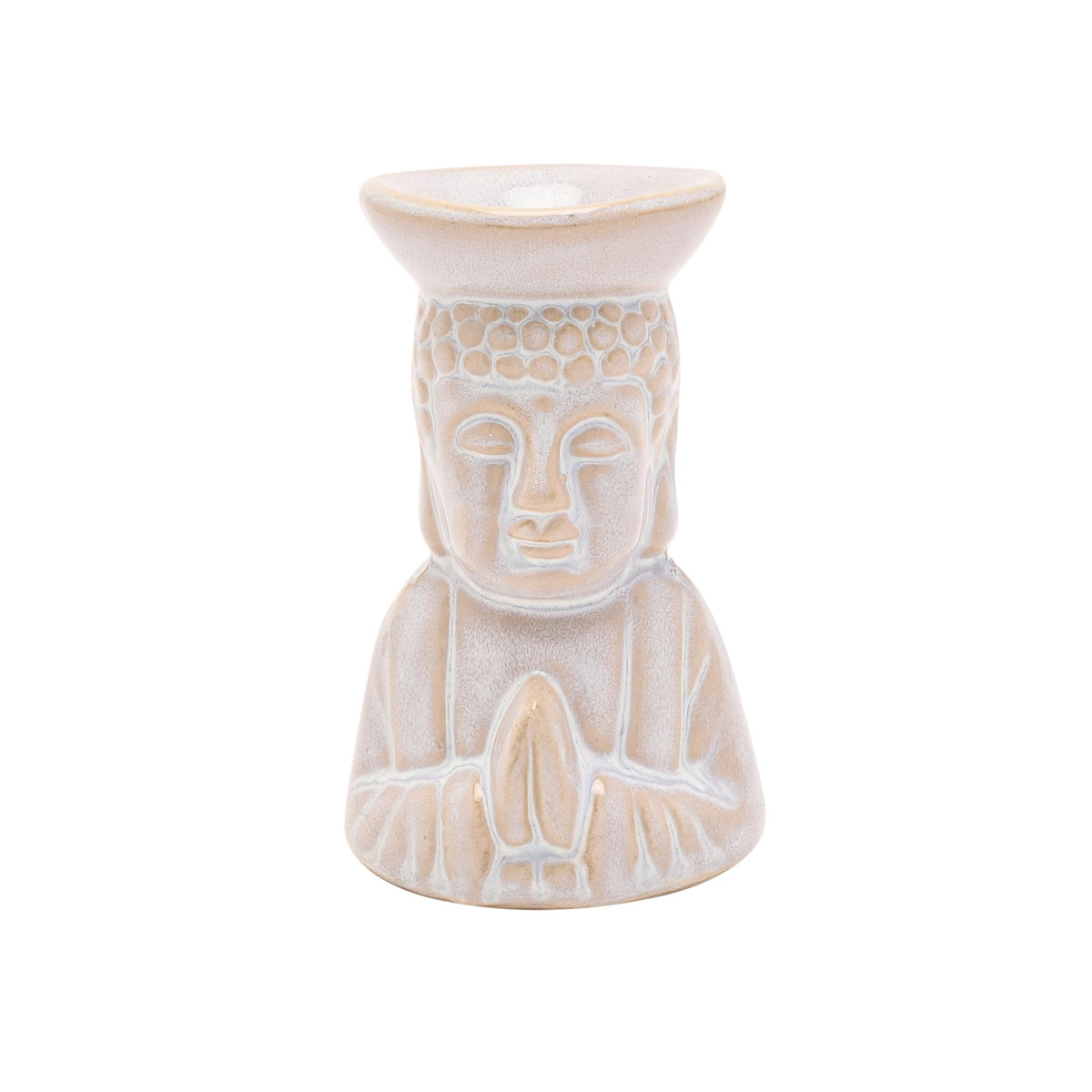 Serenity Buddha Oil Burner - White