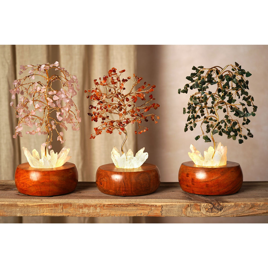 Serenity Rose Quartz LED Glow Tree