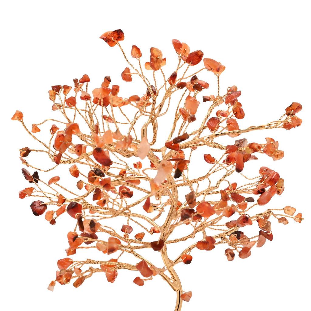 Serenity Carnelian LED Glow Tree