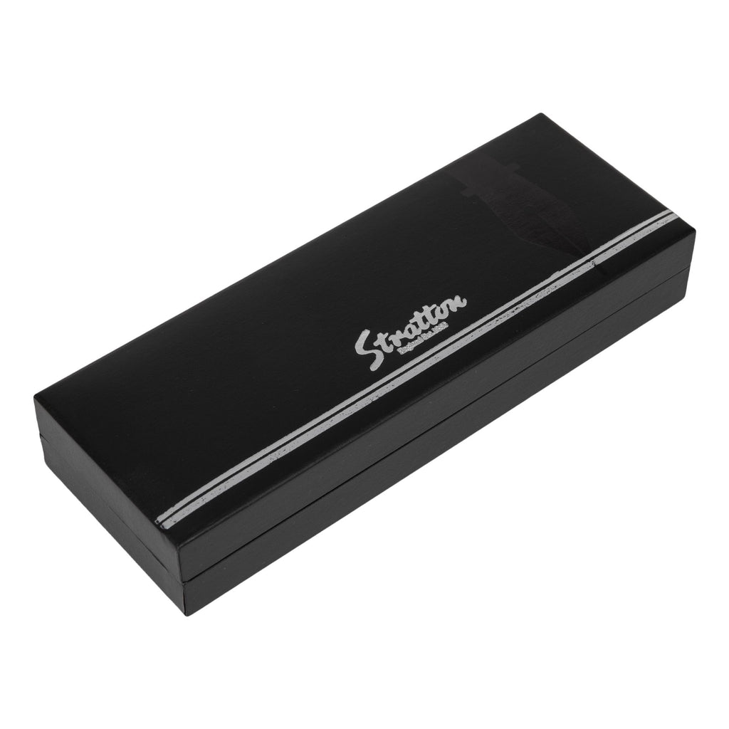 Stratton Ballpoint Pen - Black & Gold