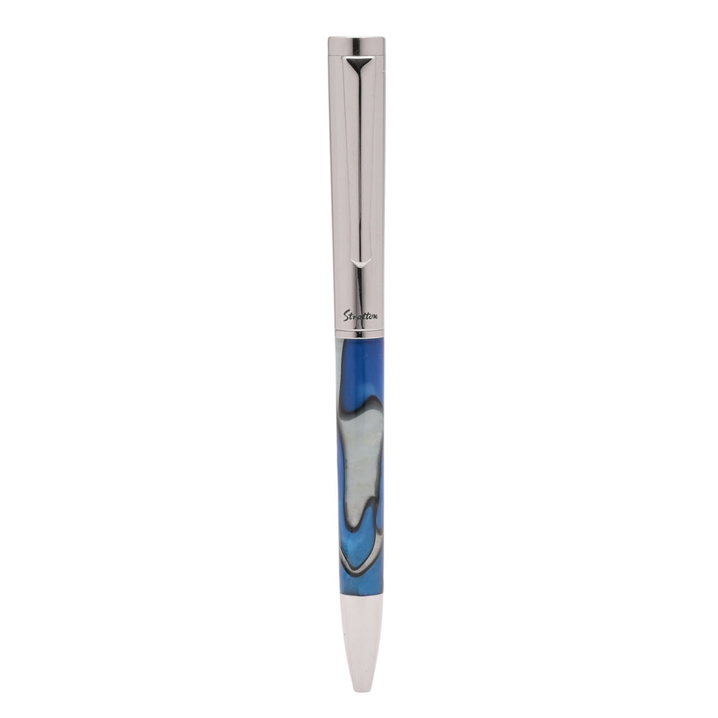Stratton Ballpoint Pen - Blue Cloud Design