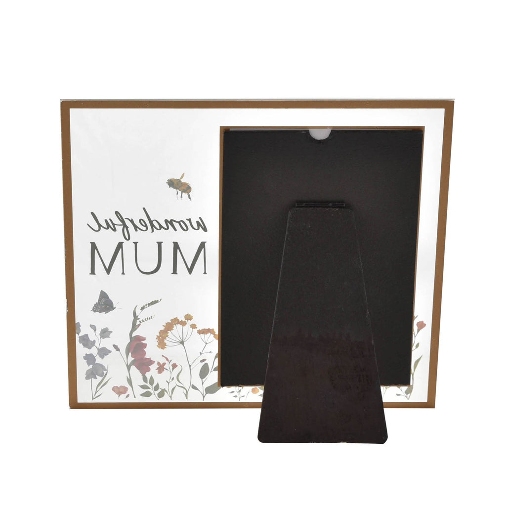 The Cottage Garden Glass Frame 4 x 6 "Mum"