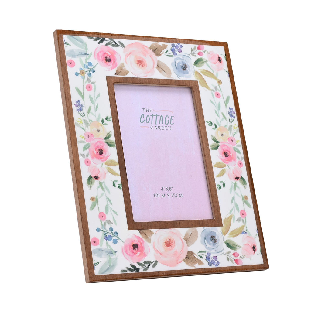 The Cottage Garden Layered Floral Photo Frame - 4" x 6"