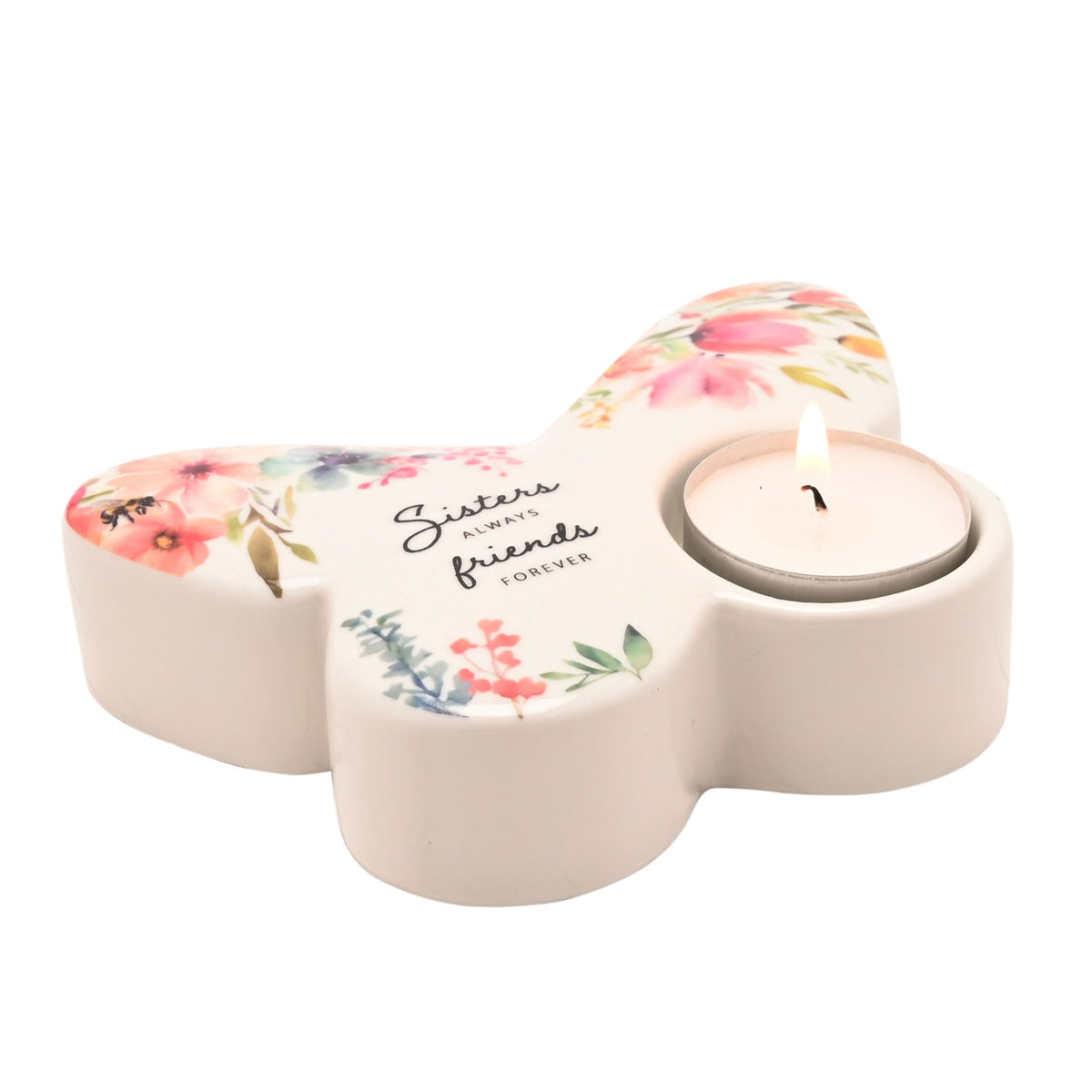 The Cottage Garden Butterfly Tealight Holder - Sisters