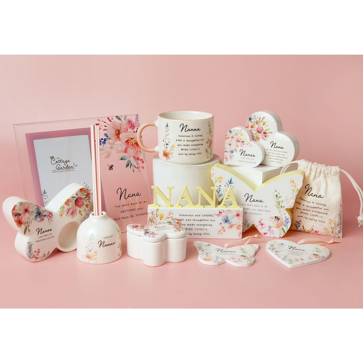 The Cottage Garden Butterfly Tealight Holder - Nana