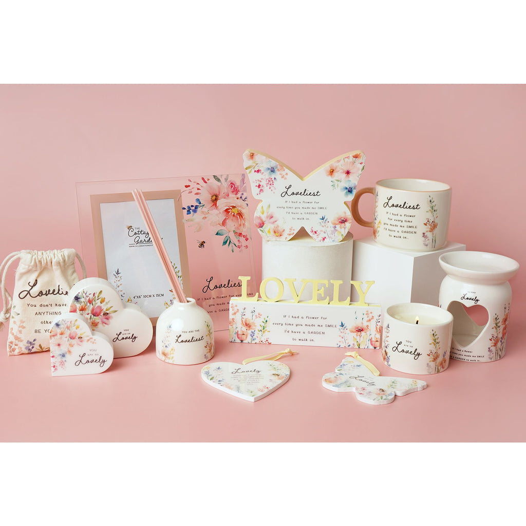 The Cottage Garden Ceramic Heart - Lovely