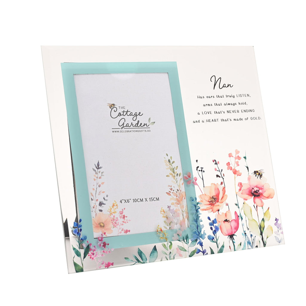 The Cottage Garden Glass Photo Frame - Nan